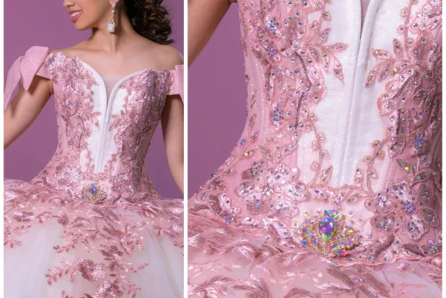 la glitter quinceanera dresses