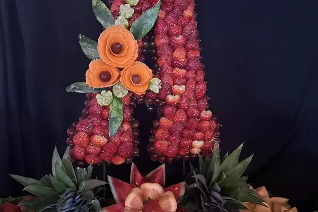 rosy decoraciones en frutas