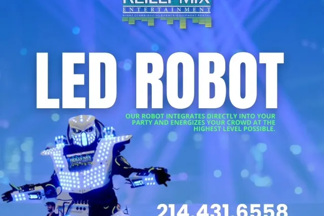 reilly mix entertainment led robot