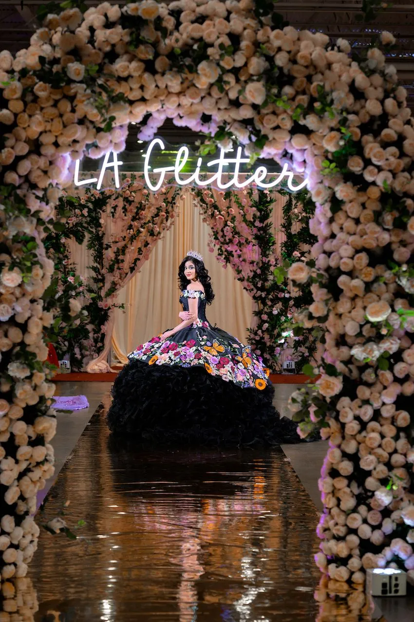 la glitter quinceanera dresses