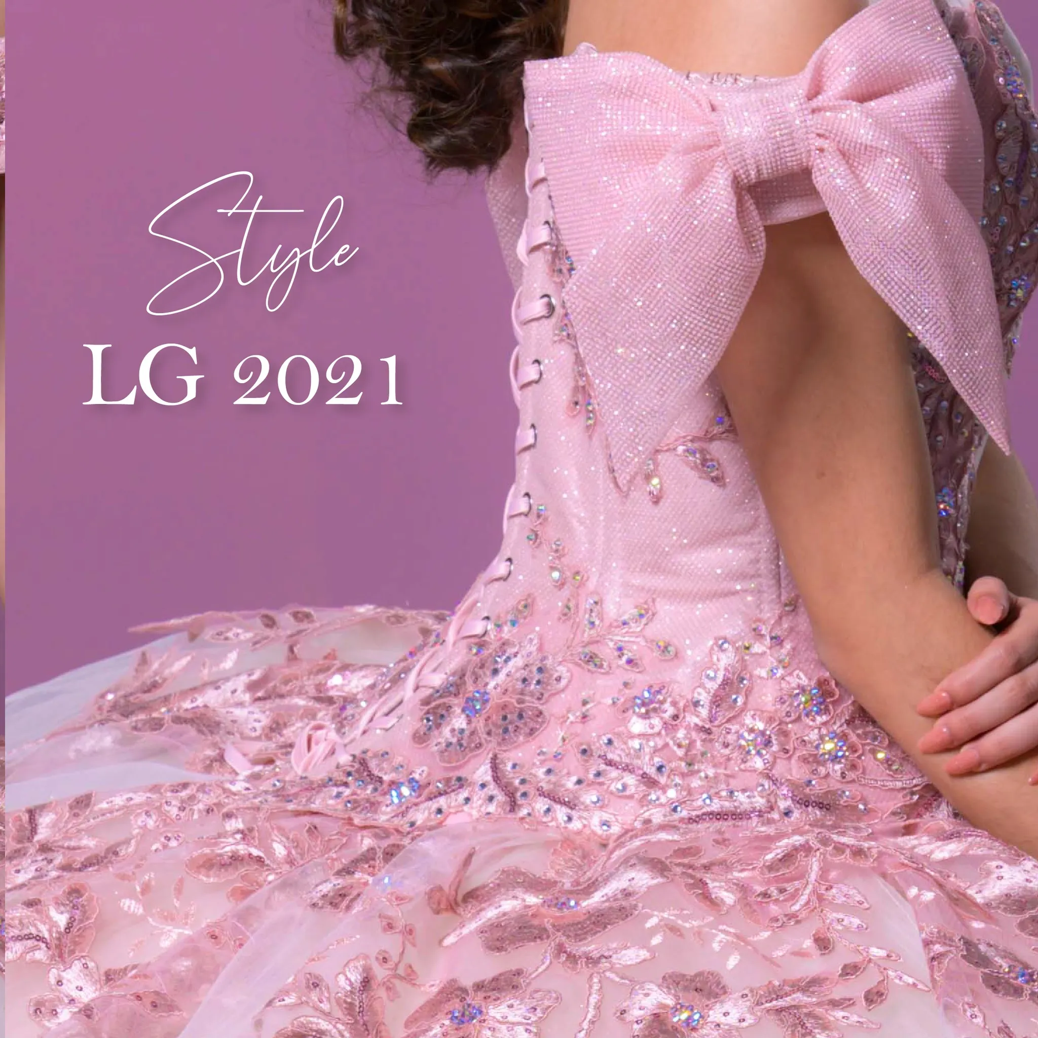 la glitter quinceanera dresses